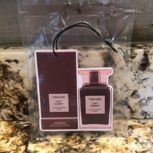 Tom Ford Lost Cherry Luxury Car Freshie Hanging Air Freshener Sealed